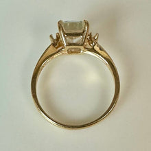 Load image into Gallery viewer, 14K Gold Aquamarine Ring sz 5.5 As-Is (2.3g)
