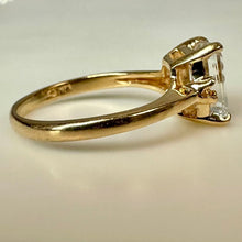 Load image into Gallery viewer, 14K Gold Aquamarine Ring sz 5.5 As-Is (2.3g)
