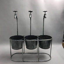 Load image into Gallery viewer, Triple Planter w/ Decorative Faucet

