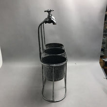 Load image into Gallery viewer, Triple Planter w/ Decorative Faucet
