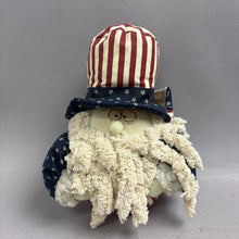 Load image into Gallery viewer, Patriotic Plush Uncle Sam with Stovetop Hat (8")
