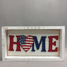 Load image into Gallery viewer, Patriotic Home Plaque (6x11)
