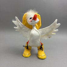 Load image into Gallery viewer, Annalee Doll 2013 Ready For Rain White Duck Open Eyes Yellow Hat Boots Spring (7")
