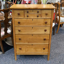 Load image into Gallery viewer, Pine 8-Drawer Dresser with Mirror (46x32x17)

