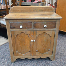 Load image into Gallery viewer, Antique Oak Washstand / Dry Sink (34x30.5x15.5)
