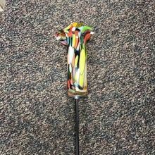 Load image into Gallery viewer, Multi Color Glass Yard Art Vase

