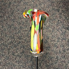 Load image into Gallery viewer, Multi Color Glass Yard Art Vase
