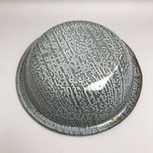 Load image into Gallery viewer, Vintage Gray Graniteware Enamel Bowl Farmhouse (3x12)
