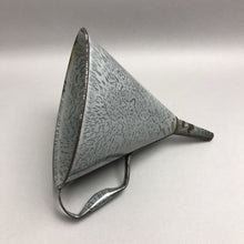 Load image into Gallery viewer, Antique Gray Swirl Enamelware Funnel GraniteWare (9")
