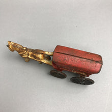Load image into Gallery viewer, Vintage Cast Iron Coca-Cola Horse Drawn Covered Wagon (8")
