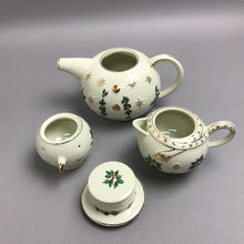 Load image into Gallery viewer, Madison &amp; Max At Home Snowman Stacking Teapot w/ Sugar Bowl &amp; Creamer (9x7)
