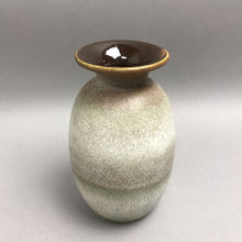 Load image into Gallery viewer, Vintage West Germany Pottery Vase 229-15 Brown Green (6")
