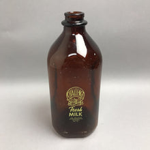 Load image into Gallery viewer, Vintage Challenge Dairy Amber Glass Milk Bottle (11")
