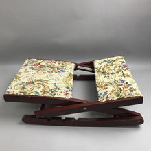 Load image into Gallery viewer, Rocking Wooden Foot Stool Foot Rest Foldable Upholstered (19")
