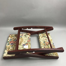 Load image into Gallery viewer, Rocking Wooden Foot Stool Foot Rest Foldable Upholstered (19")
