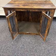 Load image into Gallery viewer, Wooden Dog Kennel End Table with Double Doors (26x37x22)
