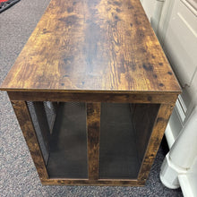 Load image into Gallery viewer, Wooden Dog Kennel End Table with Double Doors (26x37x22)
