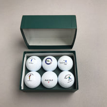 Load image into Gallery viewer, Pebble Beach 6 Ball Souvenir Set (3x6x4)
