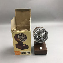 Load image into Gallery viewer, Vintage Adjustable Swirlwind Mini Fan (6x3x3)
