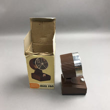 Load image into Gallery viewer, Vintage Adjustable Swirlwind Mini Fan (6x3x3)
