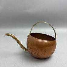Load image into Gallery viewer, Vintage Antique Copper &amp; Brass Small Watering Can Garden Patina Rustic (3")
