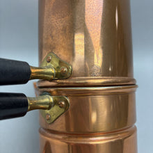 Load image into Gallery viewer, Vintage Douro Copper Neopolitan Coffee Maker Complete - Made in Portugal (8")
