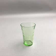 Load image into Gallery viewer, Vintage Uranium Shot glass w/Green Tint (3") 2 Available
