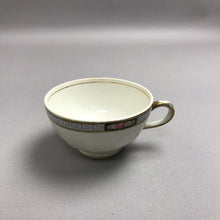 Load image into Gallery viewer, Greek Floral Trim Teacup w/ Saucer (2 1/2")
