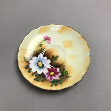 Load image into Gallery viewer, Vintage Hand Painted Floral China Teacup w/ Saucer (3")
