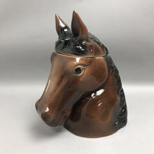 Load image into Gallery viewer, Tone World Brown Horse Cookie Jar (~10.75")
