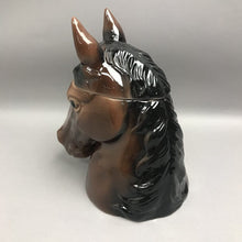 Load image into Gallery viewer, Tone World Brown Horse Cookie Jar (~10.75")
