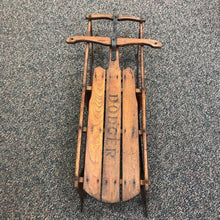 Load image into Gallery viewer, Antique Dodger Wood Snow Sled (46x22)
