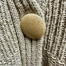 Load image into Gallery viewer, August Silk Tan Loose Weave Short Sleeve Cardigan (XL)
