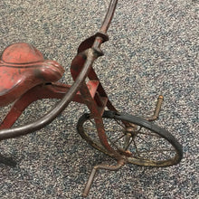 Load image into Gallery viewer, Antique Red Steel Tricycle with Heart Shaped Seat (20x14)
