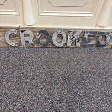 Load image into Gallery viewer, Rustic Wooden Crooked Crow Sign (10x103")
