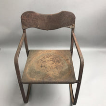 Load image into Gallery viewer, Antique Rustic Metal Child's Rocking Chair (18x12x19)

