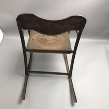 Load image into Gallery viewer, Antique Rustic Metal Child's Rocking Chair (18x12x19)
