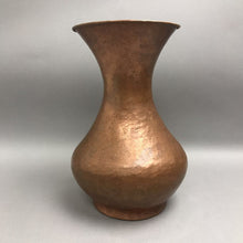 Load image into Gallery viewer, Vintage Hand Hammered Solid Copper Flower Bud Vase (9")

