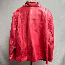 Load image into Gallery viewer, Nine West Red Soft Leather Zip Jacket (XL)
