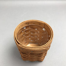 Load image into Gallery viewer, Longaberger Pencil Basket w/ Insert (~4.5x4x4)
