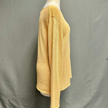 Load image into Gallery viewer, Eileen Fisher Pale Yellow Textured Pullover Sweater (XL)
