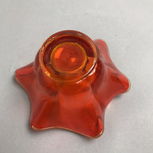 Load image into Gallery viewer, Vintage Amberina Viking Art Glass Petal Handkerchief Bowl(3.5")
