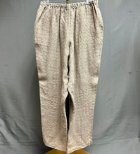 Load image into Gallery viewer, Eileen Fisher Tan Crossweave Linen Pants (1X)
