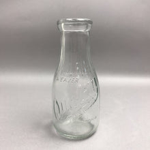 Load image into Gallery viewer, Vintage Weaver Quality Blue Ribbon Products One Pint Milk Bottle Made in USA
