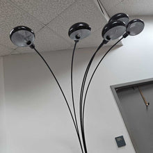 Load image into Gallery viewer, Black 5-Light Arc Adjustable Metal Floor Lamp (82")
