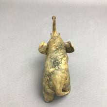 Load image into Gallery viewer, Vintage Mid Century Hand Molded Crushed Oyster Shell Elephant Sculpture (6")
