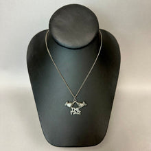 Load image into Gallery viewer, Vintage Pewter Happy Days The Fonz Pendant on 18" Chain
