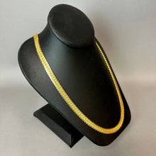 Load image into Gallery viewer, Vintage Goldtone Thick Flat Chain Necklace (30")
