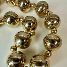 Load image into Gallery viewer, Vintage Goldtone Large Bead on Chain Necklace (20")
