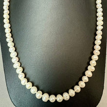 Load image into Gallery viewer, Freshwater Baroque Pearl Knotted 25" Strand
